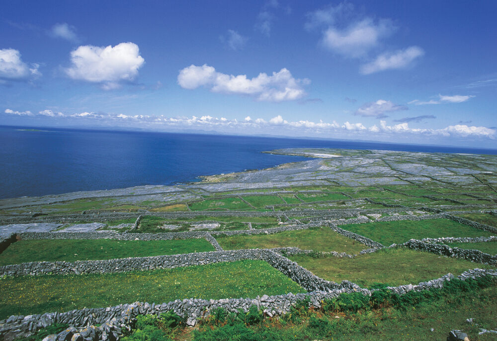 View of one of the Aran Islands