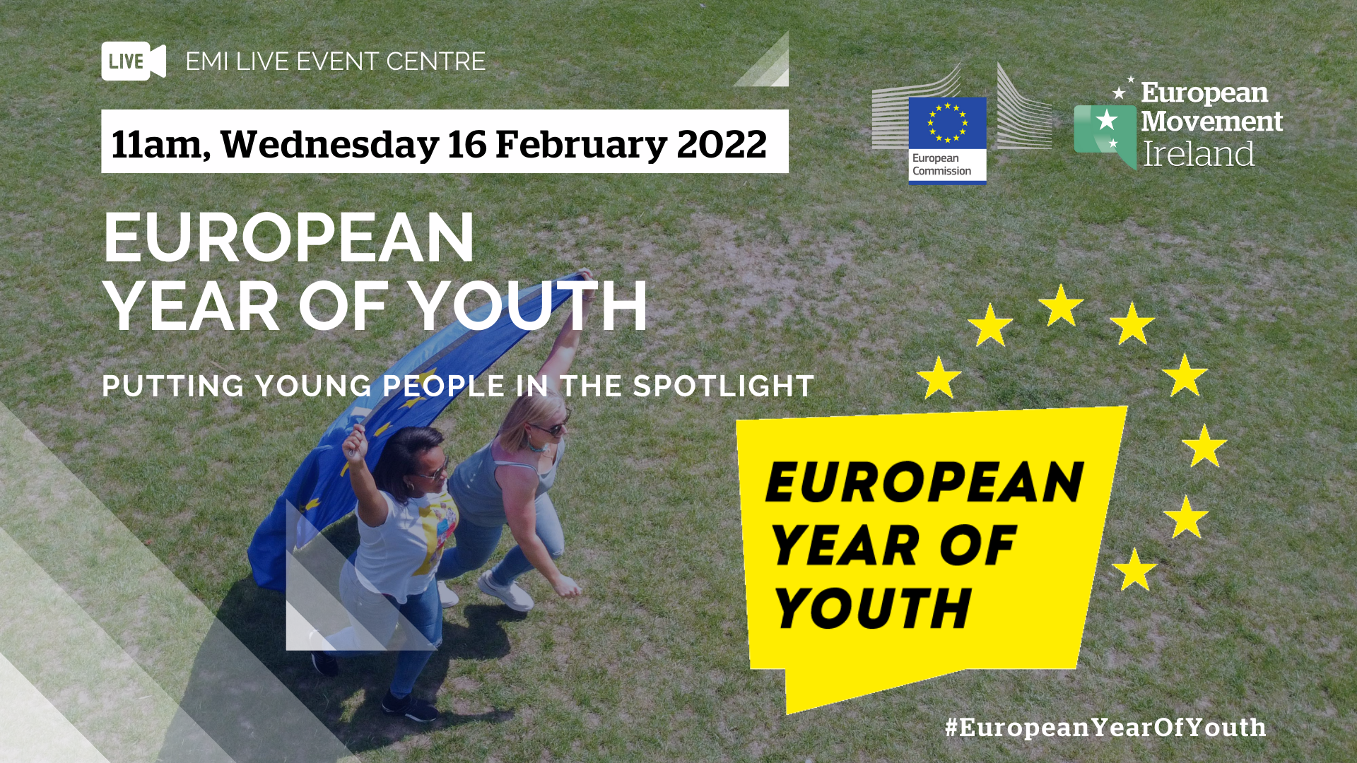 Image promoting joint event with the EMI on the European Year of Youth