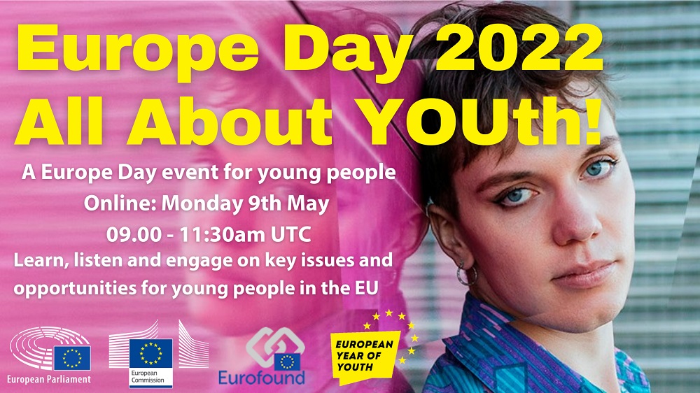 Image promoting Europe Day 2022 event