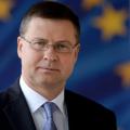 Valdis Dombrovskis,  Executive Vice-President of the European Commission in charge of an Economy that works for People, and Commissioner for Trade Valdis Dombrovskis
