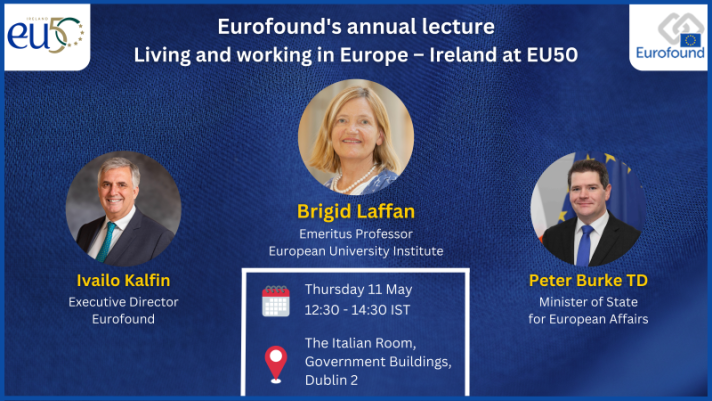 Visual advertising Eurofound's inaugural annual lecture