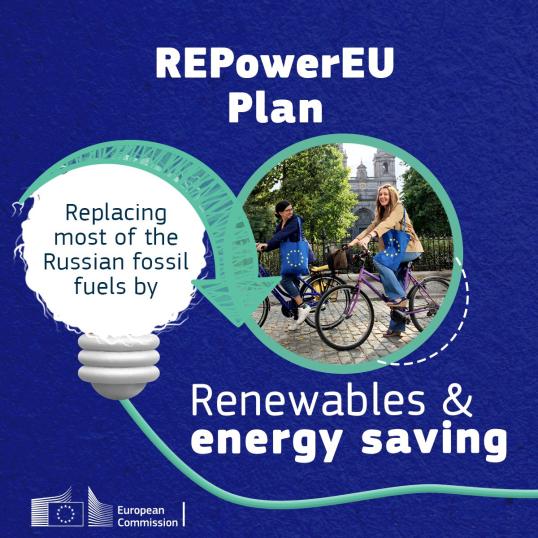 Visual about the Commission's RepowerEU Plan