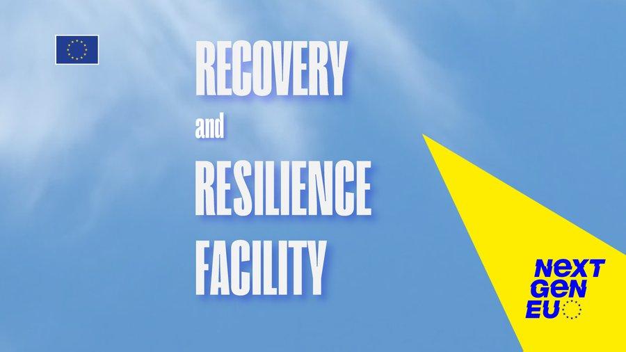 Visual with text: Recovery and Resilience Facility