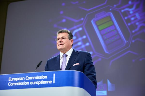 Press conference of Maroš Šefčovič, Vice-President of the European Commission, and Thierry Breton, European Commission, following the European Battery Alliance Ministerial