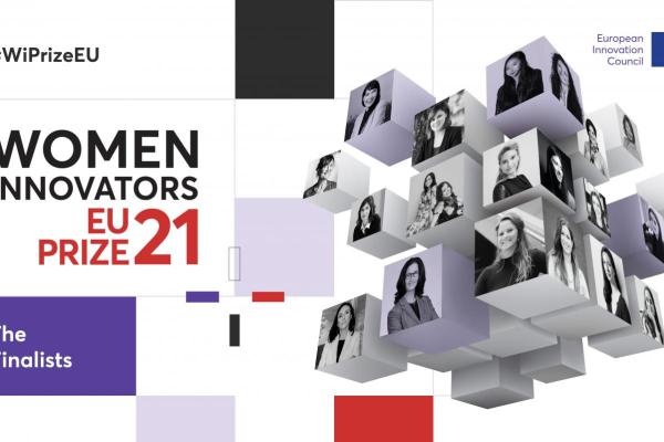 Image promoting the Women Innovators Prize 2021