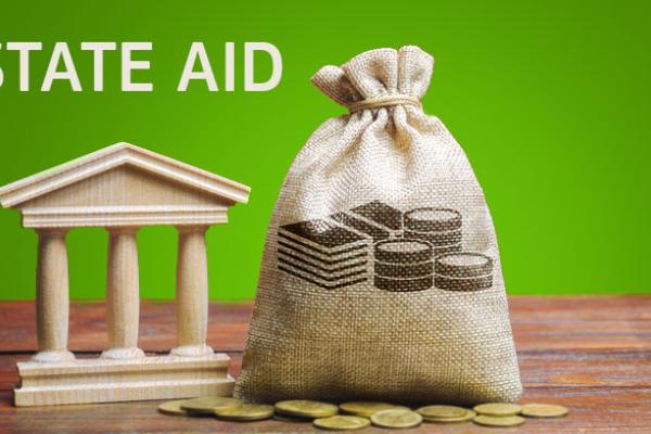 Image with text "State Aid"