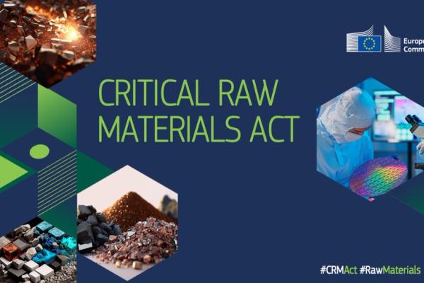 Visual with text: Critical raw materials act