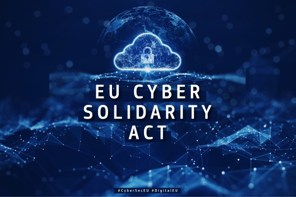 Image with text "EU Cyber Solidarity Act"