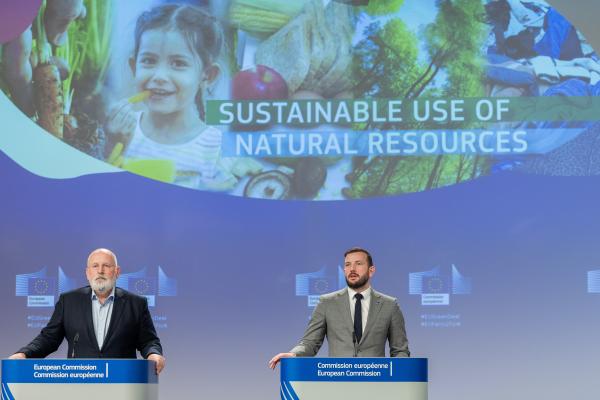 Press conference by Frans Timmermans, Executive Vice-President of the European Commission, and Virginijus Sinkevicius, European Commissioner, on the sustainable use of natural resources