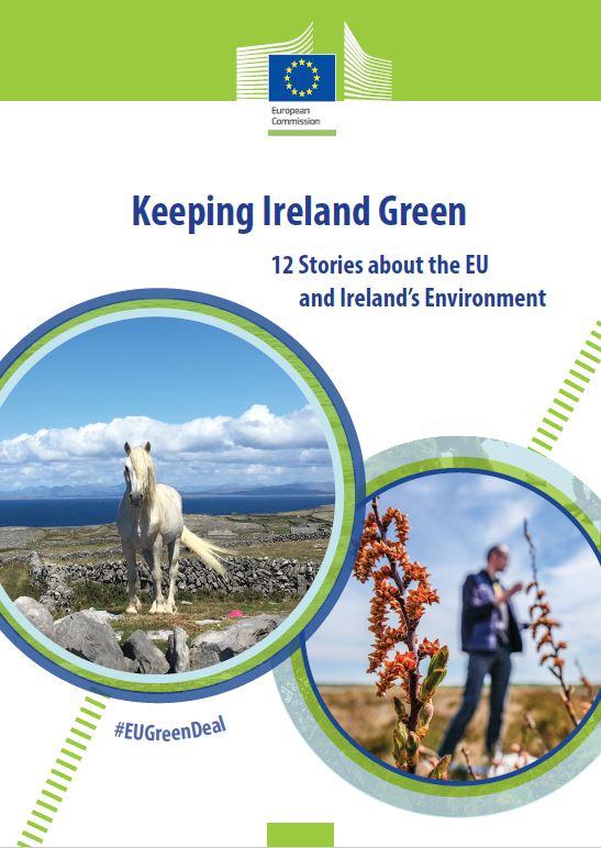 Cover of "Keeping Ireland Green - 12 Stories about the EU and Ireland’s Environment"